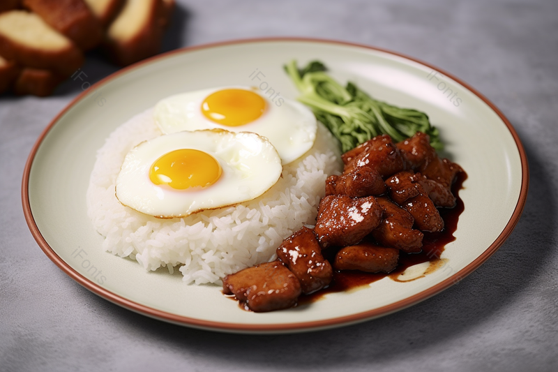 健康鸡蛋肉米饭卤肉饭,高清,摄影图,摄影图片,图片大全,摄影图免费下载